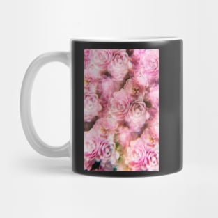 Pale pink rose bush photographed through a prism filter Mug